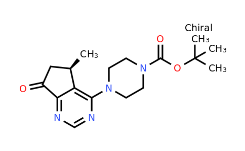 1001180-21-7 | Tert-butyl (R)-4-(5-methyl-7-oxo-6,7-dihydro-5H-cyclopenta[d]pyrimidin-4-yl)piperazine-1-carboxylate