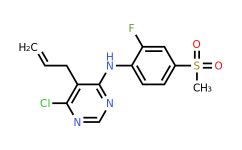 1001397-14-3 | 5-Allyl-6-chloro-N-(2-fluoro-4-(methylsulfonyl)phenyl)pyrimidin-4-amine