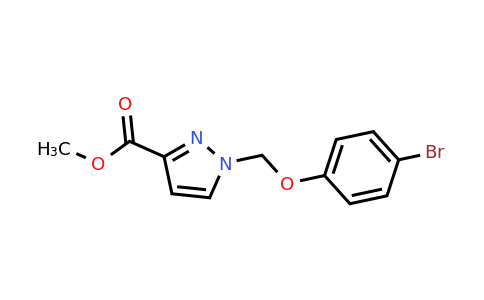 1001500-22-6 | Methyl 1-((4-bromophenoxy)methyl)-1h-pyrazole-3-carboxylate