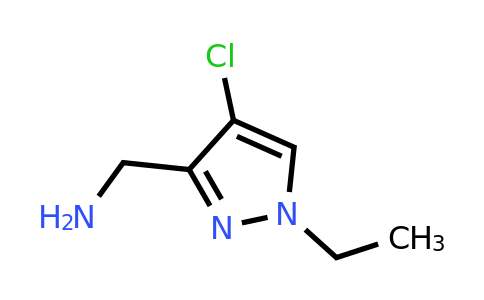 (4-chloro-1-ethyl-1H-pyrazol-3-yl)methanamine