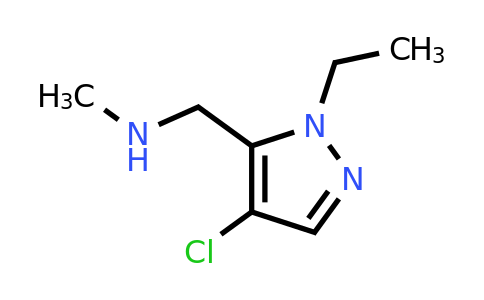 1-(4-chloro-1-ethyl-1H-pyrazol-5-yl)-N-methylmethanamine