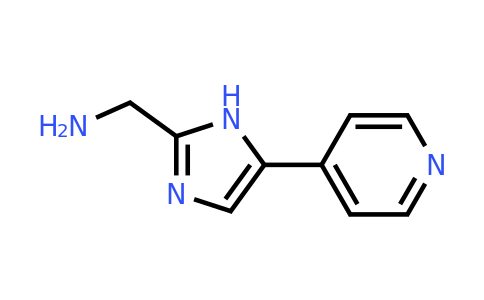 (5-(Pyridin-4-yl)-1H-imidazol-2-yl)methanamine