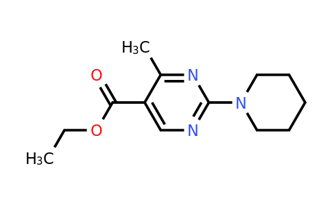100451-18-1 | Ethyl 4-methyl-2-(piperidin-1-yl)pyrimidine-5-carboxylate