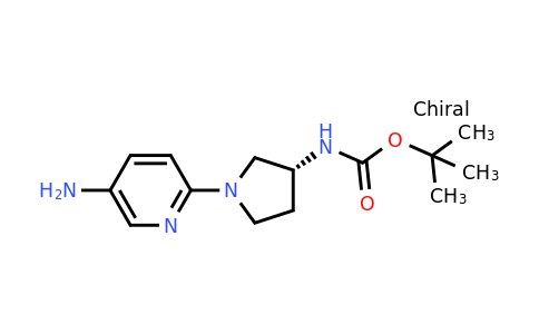 1004621-13-9 | Tert-butyl (R)-(1-(5-aminopyridin-2-yl)pyrrolidin-3-yl)carbamate