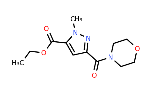 1005586-29-7 | Ethyl 1-methyl-3-(morpholine-4-carbonyl)-1h-pyrazole-5-carboxylate