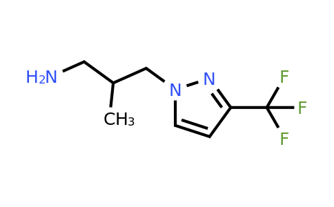 1006334-06-0 | 2-Methyl-3-[3-(trifluoromethyl)-1h-pyrazol-1-yl]propan-1-amine