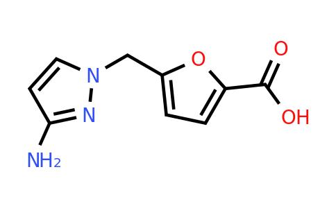 5-[(3-amino-1h-pyrazol-1-yl)methyl]furan-2-carboxylic acid