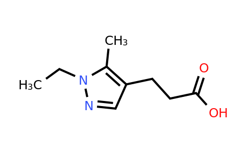 3-(1-Ethyl-5-methyl-1h-pyrazol-4-yl)propanoic acid