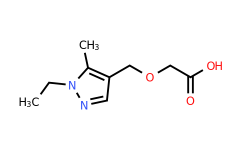 2-[(1-ethyl-5-methyl-1H-pyrazol-4-yl)methoxy]acetic acid