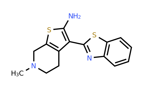 1006596-05-9 | 3-(1,3-Benzothiazol-2-yl)-6-methyl-4,5,6,7-tetrahydrothieno[2,3-c]pyridin-2-amine