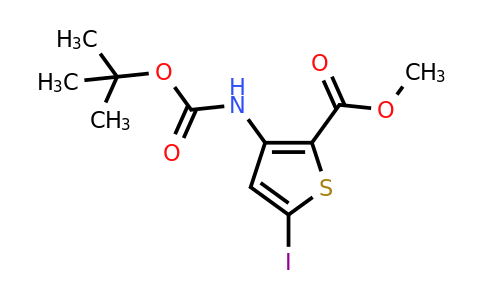 1007171-35-8 | Methyl 3-((tert-butoxycarbonyl)amino)-5-iodothiophene-2-carboxylate