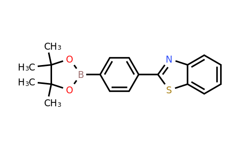 1007375-81-6 | 2-(4-(4,4,5,5-Tetramethyl-1,3,2-dioxaborolan-2-yl)phenyl)benzo[d]thiazole