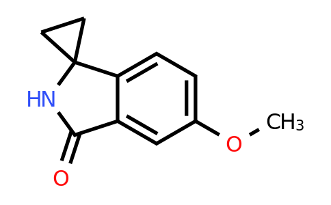 1007455-35-7 | 5'-Methoxyspiro[cyclopropane-1,1'-isoindolin]-3'-one