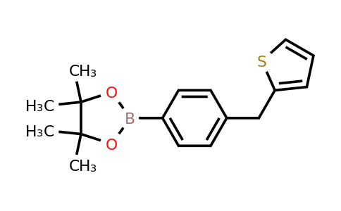 1007847-76-8 | 4,4,5,5-Tetramethyl-2-[4-(thien-2-ylmethyl)phenyl]-1,3,2-dioxaborolane