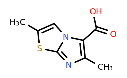 1007875-19-5 | 2,6-Dimethylimidazo[2,1-b]thiazole-5-carboxylic acid