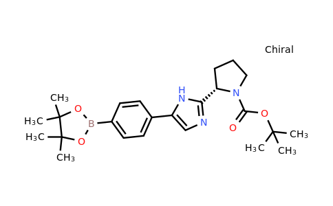 1007882-12-3 | (S)-tert-Butyl 2-(5-(4-(4,4,5,5-tetramethyl-1,3,2-dioxaborolan-2-yl)phenyl)-1H-imidazol-2-yl)pyrrolidine-1-carboxylate