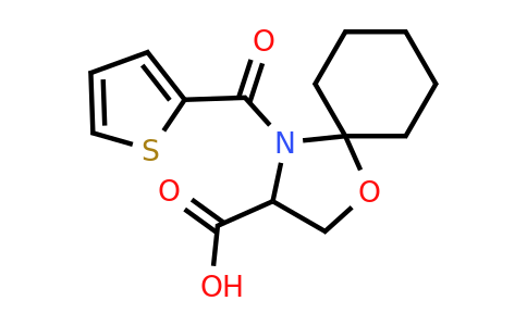 1008029-46-6 | 4-(Thiophene-2-carbonyl)-1-oxa-4-azaspiro[4.5]decane-3-carboxylic acid