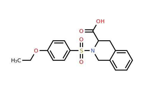1008091-79-9 | 2-((4-Ethoxyphenyl)sulfonyl)-1,2,3,4-tetrahydroisoquinoline-3-carboxylic acid