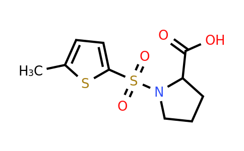 1008281-37-5 | 1-[(5-methylthiophen-2-yl)sulfonyl]pyrrolidine-2-carboxylic acid
