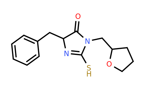 5-(Phenylmethyl)-3-[(tetrahydro-2-furanyl)methyl]-2-thioxo-4-imidazolidinone