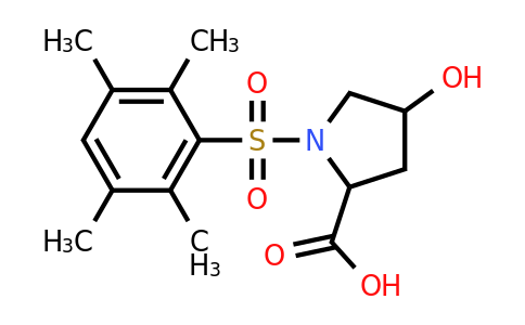 1008981-54-1 | 4-Hydroxy-1-((2,3,5,6-tetramethylphenyl)sulfonyl)pyrrolidine-2-carboxylic acid