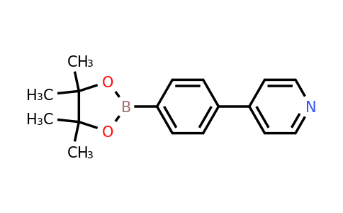 1009033-87-7 | 4-(4-(4,4,5,5-Tetramethyl-1,3,2-dioxaborolan-2-yl)phenyl)pyridine