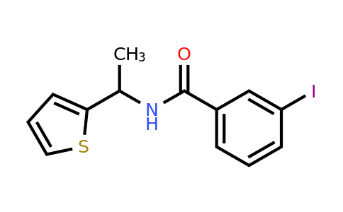 1009489-10-4 | 3-Iodo-N-(1-(thiophen-2-yl)ethyl)benzamide