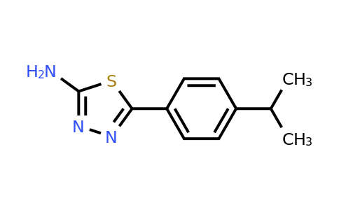 100987-89-1 | 5-(4-Isopropylphenyl)-1,3,4-thiadiazol-2-amine