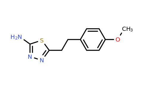 101007-44-7 | 5-[2-(4-Methoxyphenyl)ethyl]-1,3,4-thiadiazol-2-amine