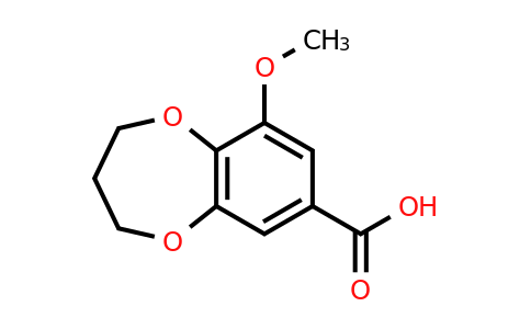 1010933-59-1 | 9-Methoxy-3,4-dihydro-2H-benzo[b][1,4]dioxepine-7-carboxylic acid