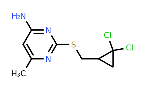 1010968-81-6 | 2-(((2,2-Dichlorocyclopropyl)methyl)thio)-6-methylpyrimidin-4-amine