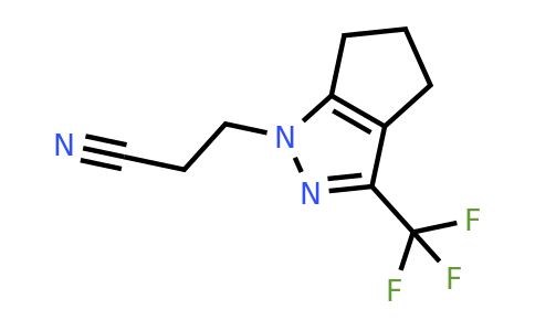 1011371-14-4 | 3-(3-(Trifluoromethyl)-5,6-dihydrocyclopenta[c]pyrazol-1(4h)-yl)propanenitrile