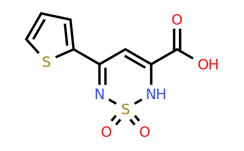 1011397-55-9 | 1,1-Dioxo-5-(thiophen-2-yl)-2h-1,2,6-thiadiazine-3-carboxylic acid