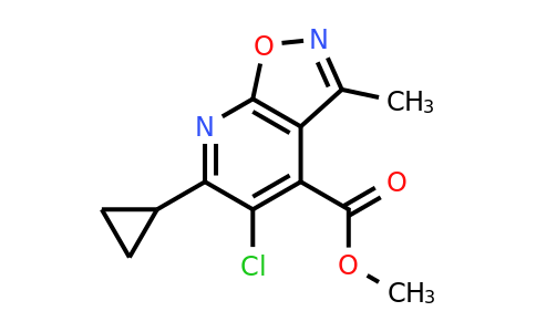 1011398-90-5 | Methyl 5-chloro-6-cyclopropyl-3-methylisoxazolo[5,4-b]pyridine-4-carboxylate