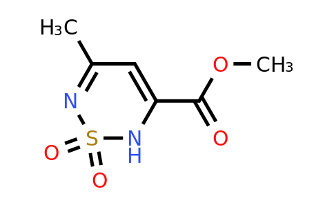 1011400-15-9 | Methyl 5-methyl-2h-1,2,6-thiadiazine-3-carboxylate 1,1-dioxide
