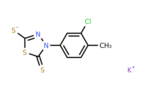 1011405-05-2 | Potassium 4-(3-chloro-4-methylphenyl)-5-thioxo-4,5-dihydro-1,3,4-thiadiazole-2-thiolate