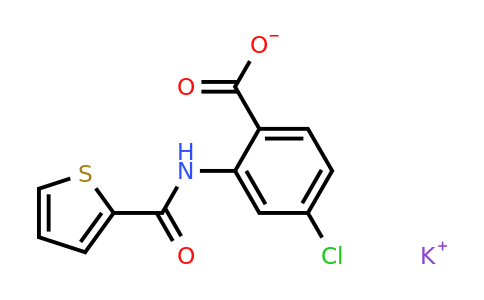 1011405-11-0 | Potassium 4-chloro-2-(thiophene-2-carboxamido)benzoate