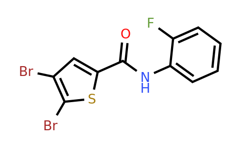 1011426-77-9 | 4,5-Dibromo-N-(2-fluorophenyl)thiophene-2-carboxamide