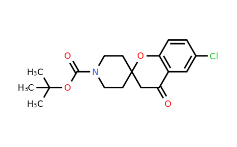 1011482-37-3 | tert-Butyl 6-chloro-4-oxospiro[chroman-2,4'-piperidine]-1'-carboxylate