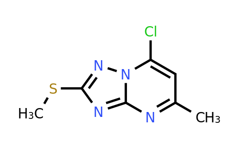 101251-18-7 | 7-Chloro-5-methyl-2-(methylthio)-[1,2,4]triazolo[1,5-a]pyrimidine