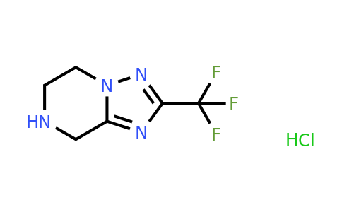 1013905-12-8 | 2-(Trifluoromethyl)-5,6,7,8-tetrahydro-[1,2,4]triazolo[1,5-a]pyrazine hydrochloride