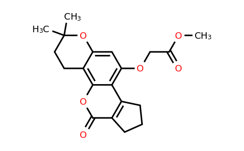 1014081-19-6 | Methyl 2-((2,2-dimethyl-6-oxo-3,4,6,7,8,9-hexahydro-2H-cyclopenta[c]pyrano[2,3-h]chromen-10-yl)oxy)acetate