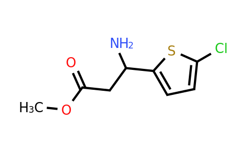 1015434-44-2 | Methyl 3-amino-3-(5-chlorothiophen-2-yl)propanoate