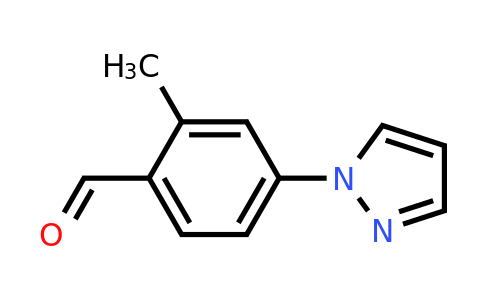 2-Methyl-4-(1H-pyrazol-1-yl)benzaldehyde