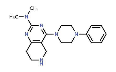 1015856-19-5 | N,N-Dimethyl-4-(4-phenylpiperazin-1-yl)-5,6,7,8-tetrahydropyrido[4,3-d]pyrimidin-2-amine