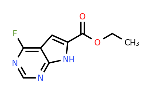 1016241-82-9 | Ethyl 4-fluoro-7H-pyrrolo[2,3-d]pyrimidine-6-carboxylate