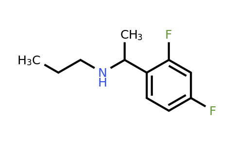 n-(1-(2,4-Difluorophenyl)ethyl)propan-1-amine