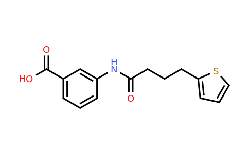 1016744-14-1 | 3-[4-(thiophen-2-yl)butanamido]benzoic acid