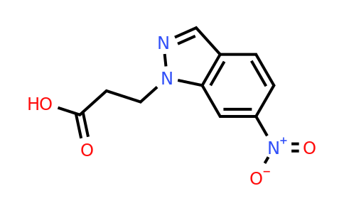 1016767-65-9 | 3-(6-Nitro-1h-indazol-1-yl)propanoic acid