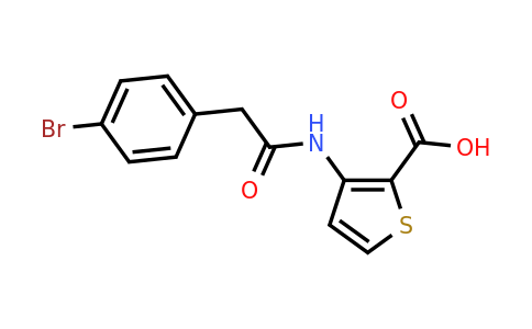 1016828-19-5 | 3-[2-(4-bromophenyl)acetamido]thiophene-2-carboxylic acid